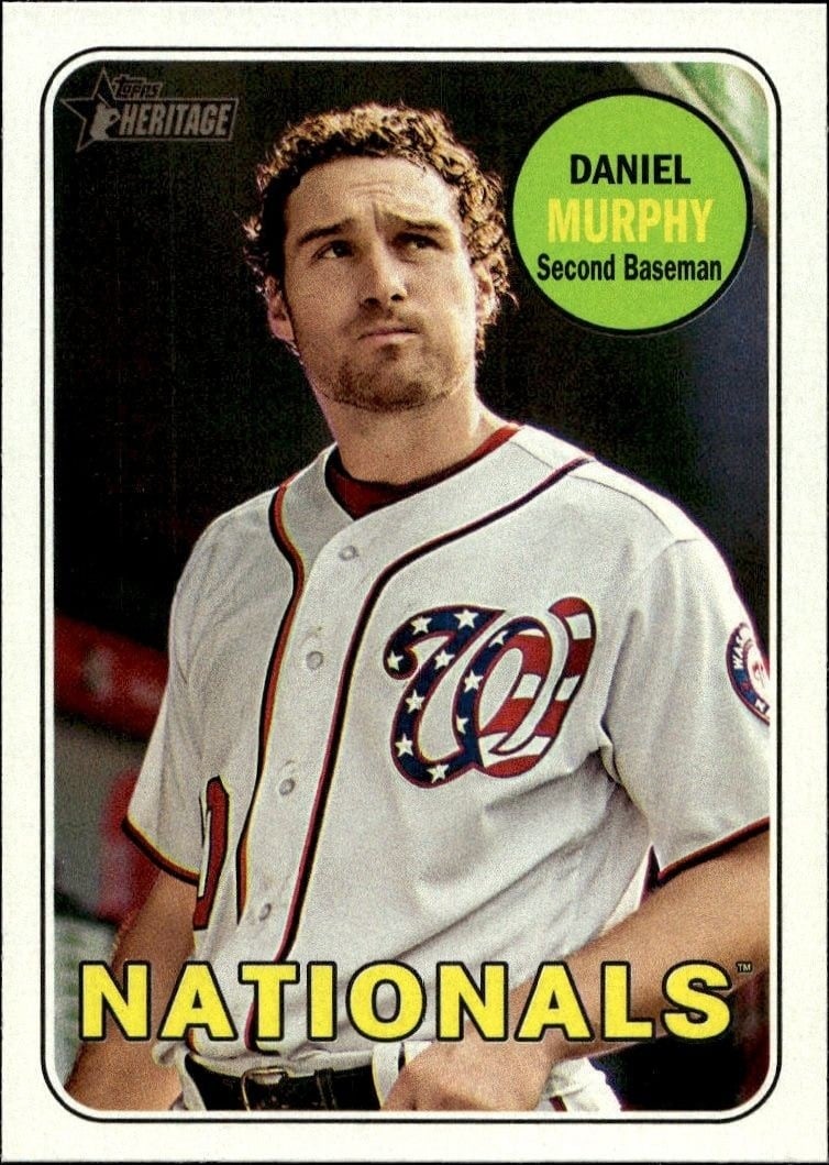 2018 Topps Heritage Daniel Murphy #326 trading card