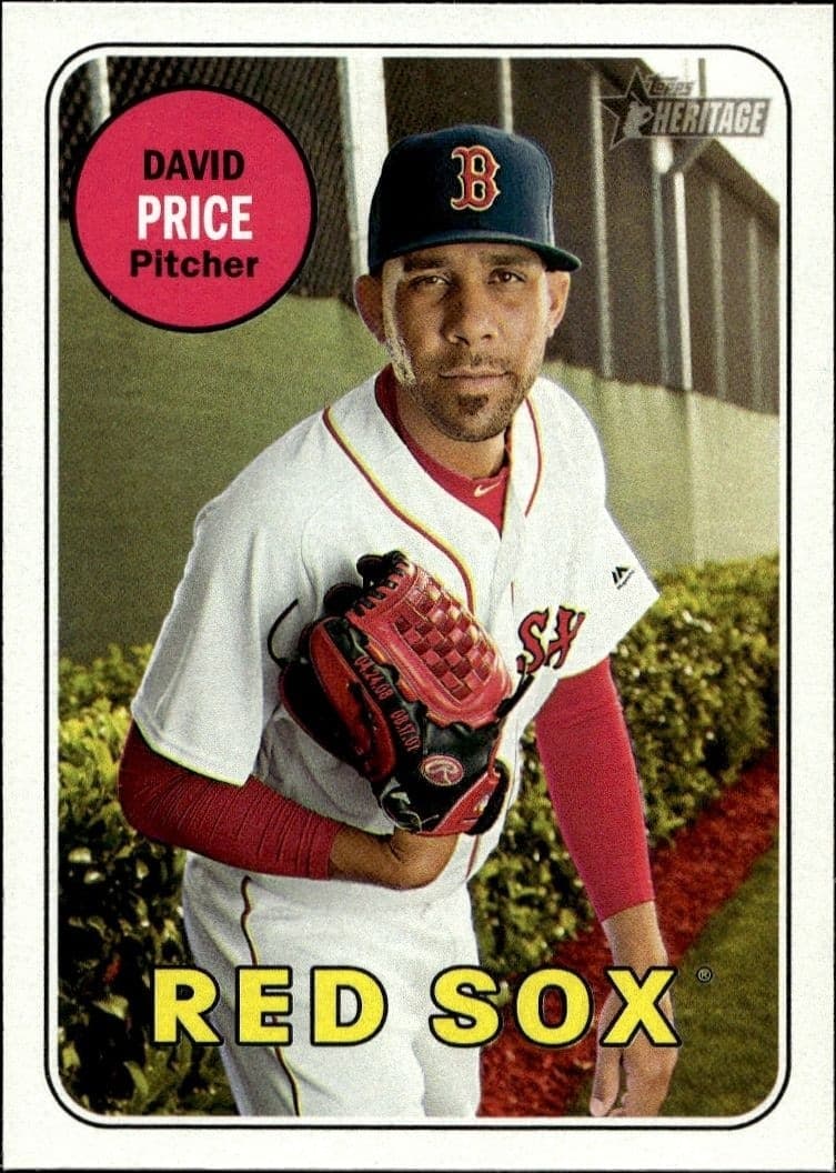 2018 Topps Heritage David Price #324 trading card