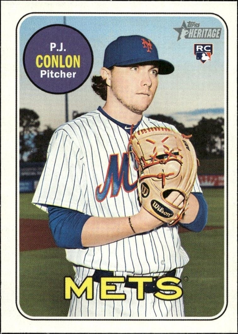 2018 Topps Heritage High Number P.J. Conlon #560 trading card