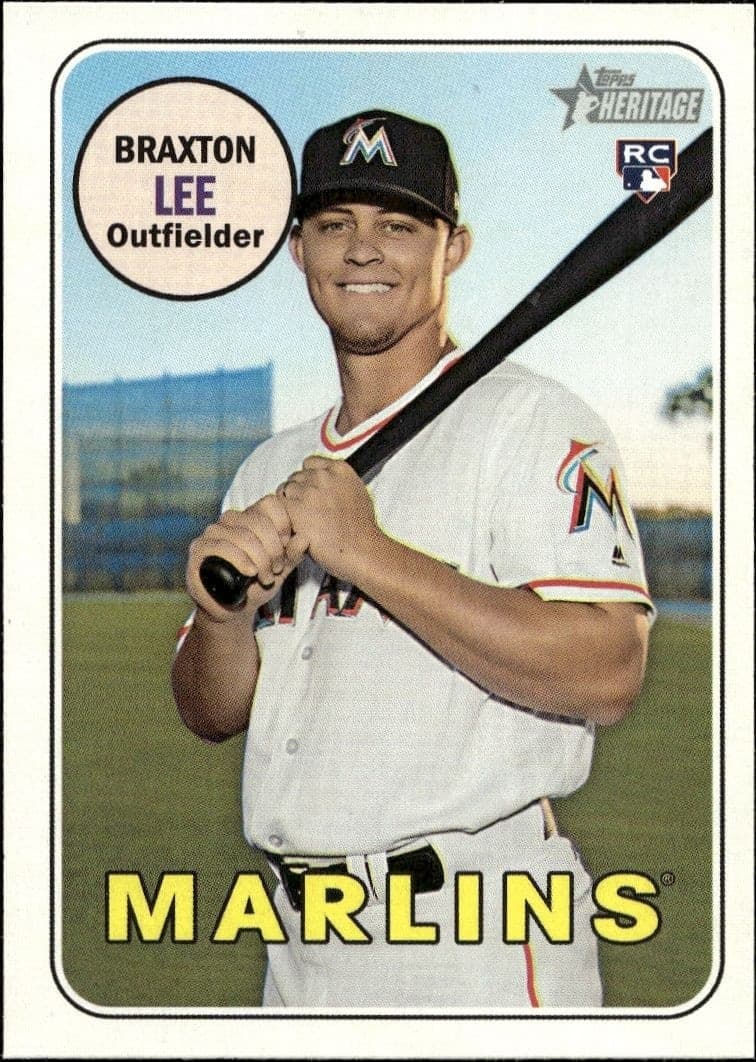 2018 Topps Heritage High Number Braxton Lee #506 trading card