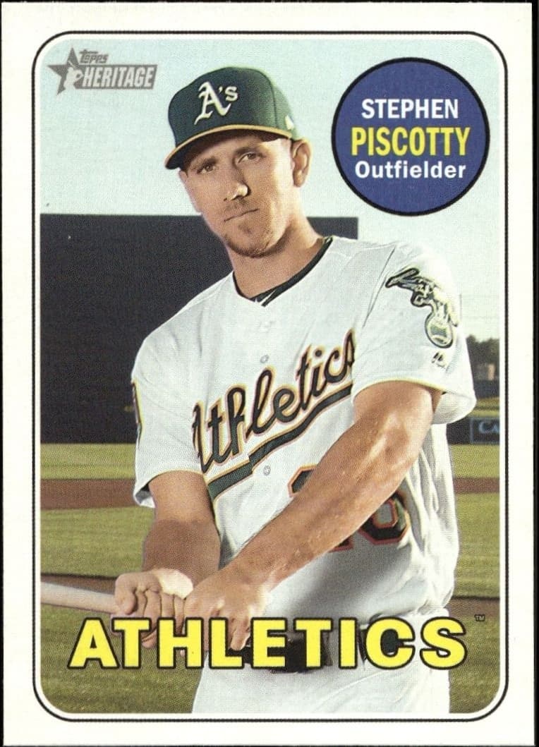 2018 Topps Heritage High Number Stephen Piscotty #701 trading card
