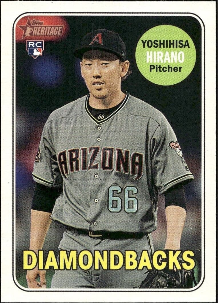 2018 Topps Heritage High Number Yoshihisa Hirano #512 trading card