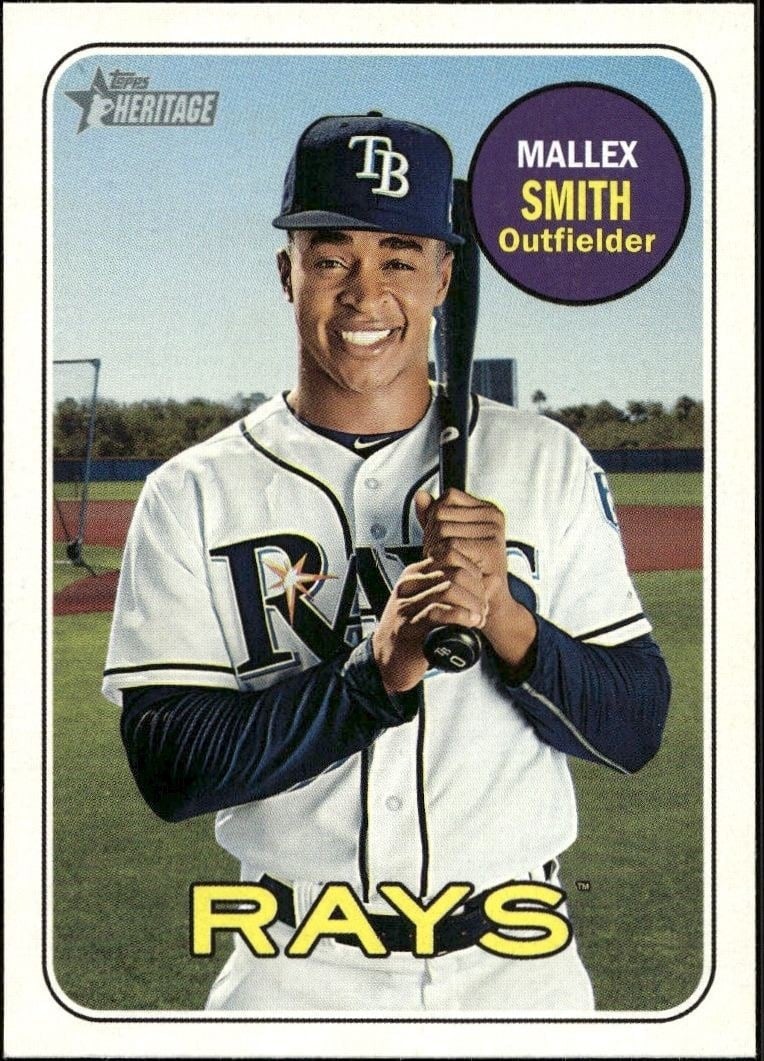 2018 Topps Heritage High Number Mallex Smith #505 trading card