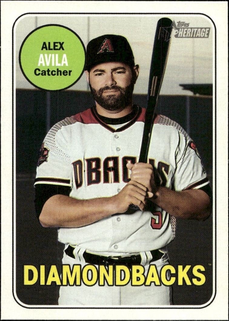 2018 Topps Heritage High Number Alex Avila #666 trading card