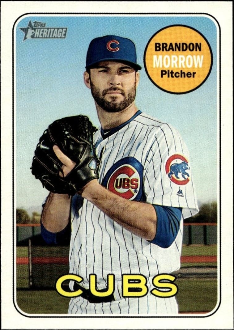 2018 Topps Heritage High Number Brandon Morrow #576 trading card