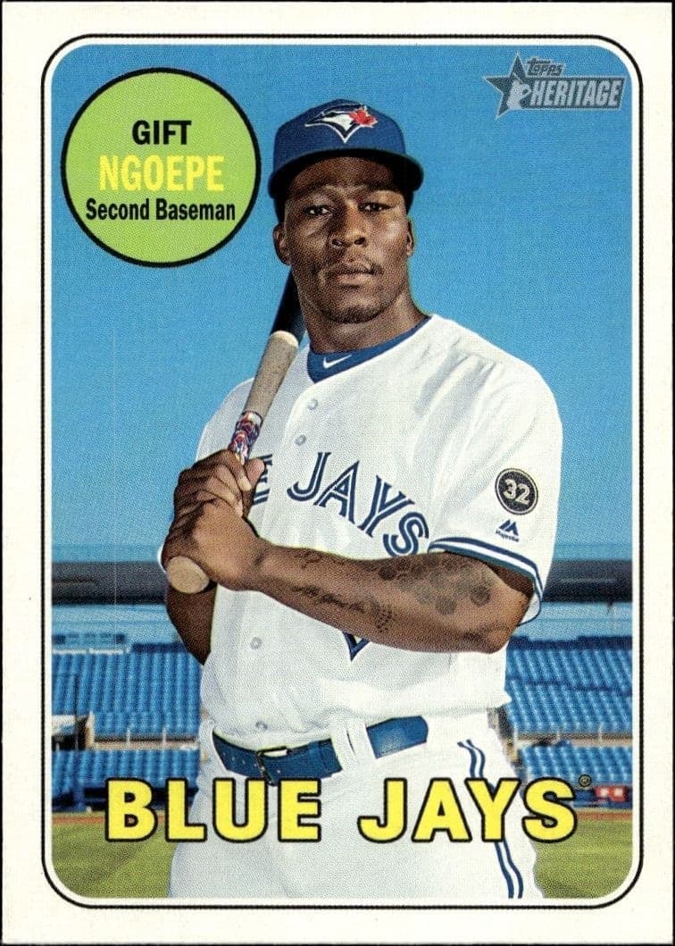 2018 Topps Heritage High Number Gift Ngoepe #579 trading card