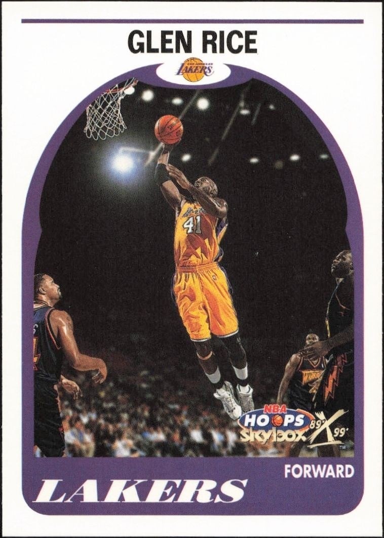 1999-00 Skybox NBA Hoops Decade Glen Rice #33 trading card