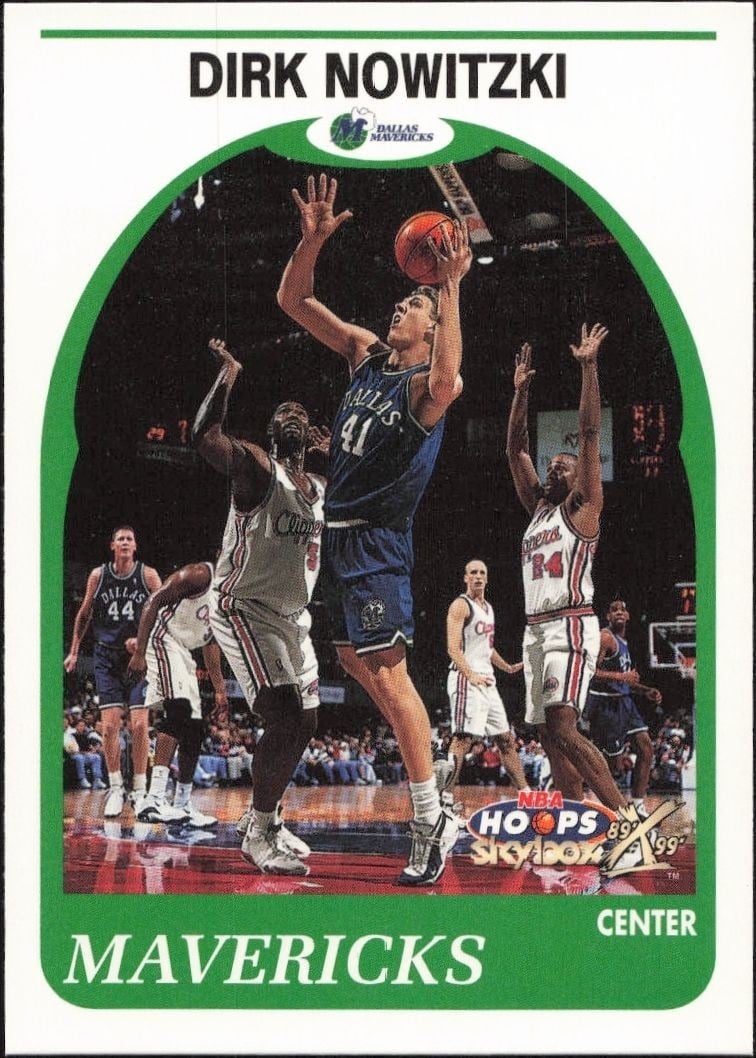1999-00 Skybox NBA Hoops Decade Dirk Nowitzki #164 trading card