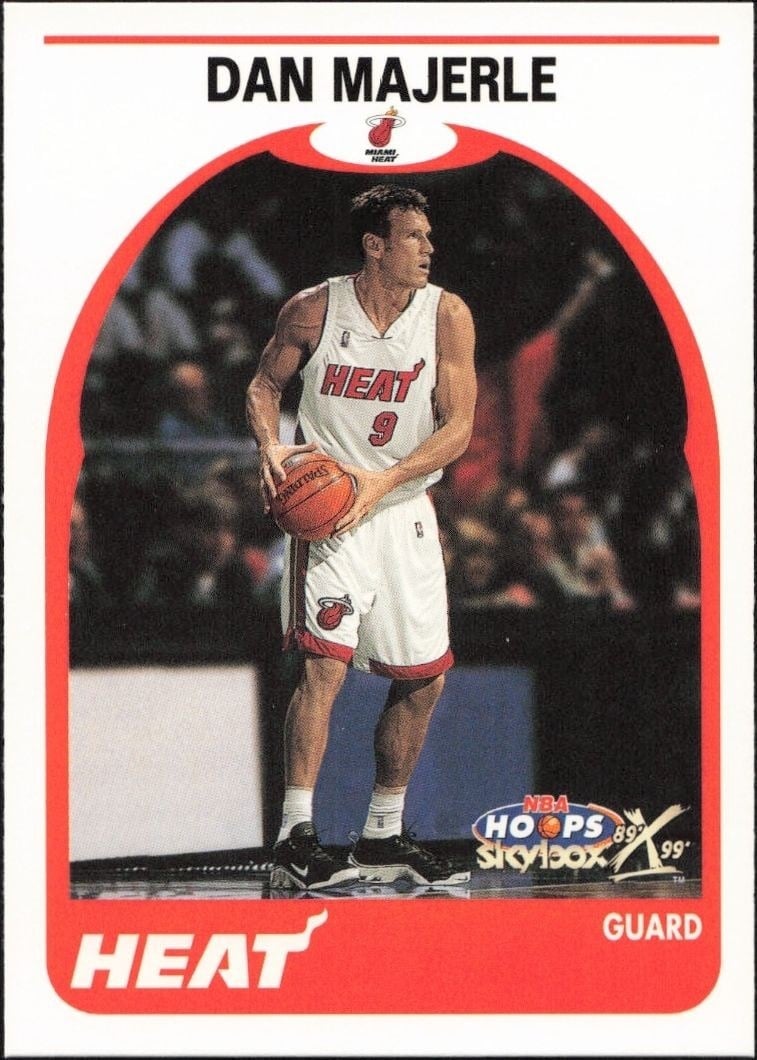 Dan Majerle 1999-00 Skybox NBA Hoops Decade #94 Basketball Trading Card - Front 1999-00 Skybox NBA Hoops Decade Dan Majerle #94 basketball trading card front