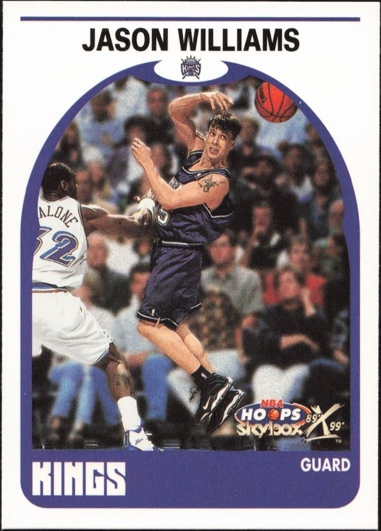 1999-00 Skybox NBA Hoops Decade Jason Williams #107 trading card