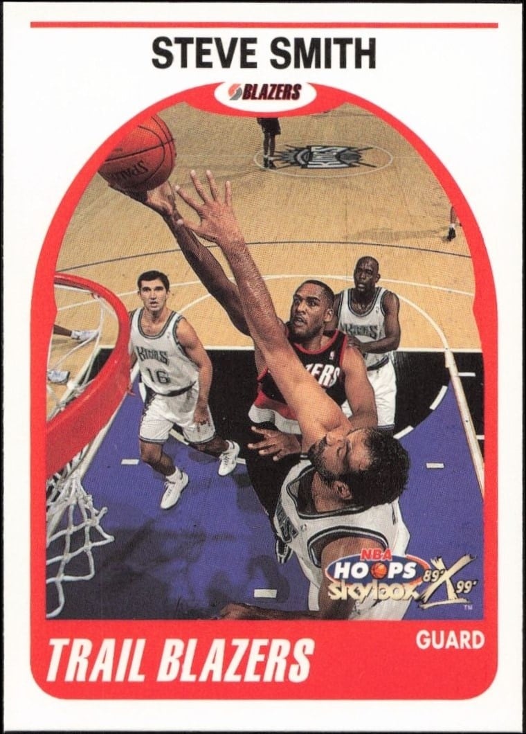 1999-00 Skybox NBA Hoops Decade Steve Smith #7 trading card