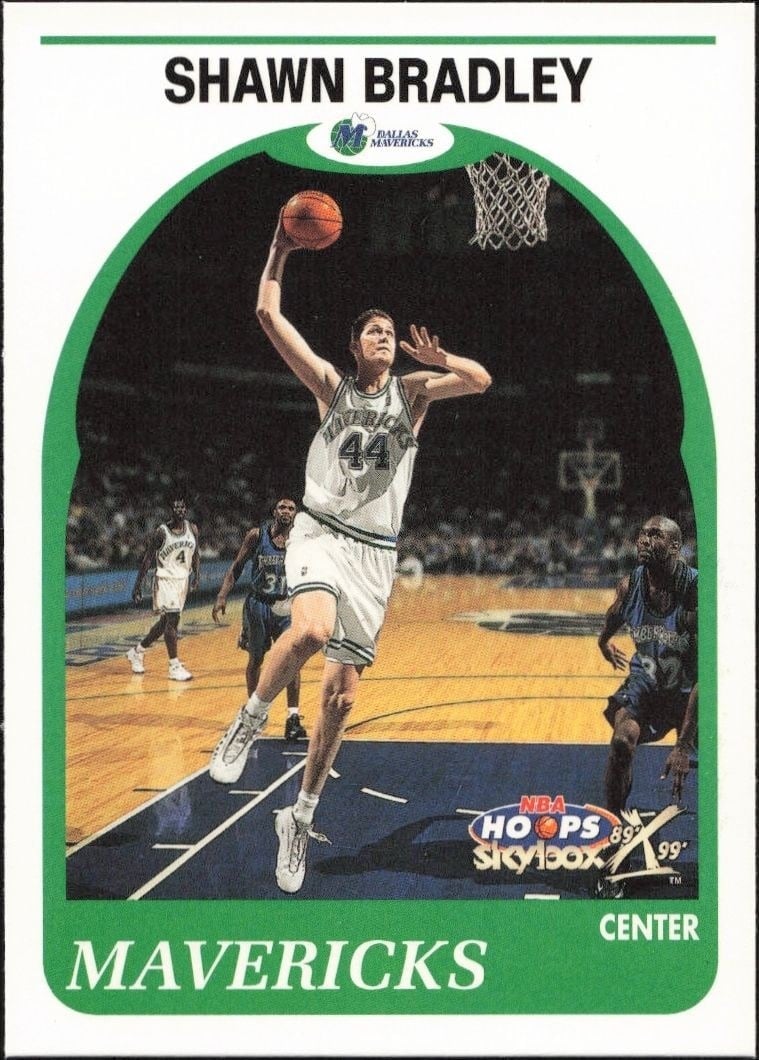1999-00 Skybox NBA Hoops Decade Shawn Bradley #21 trading card