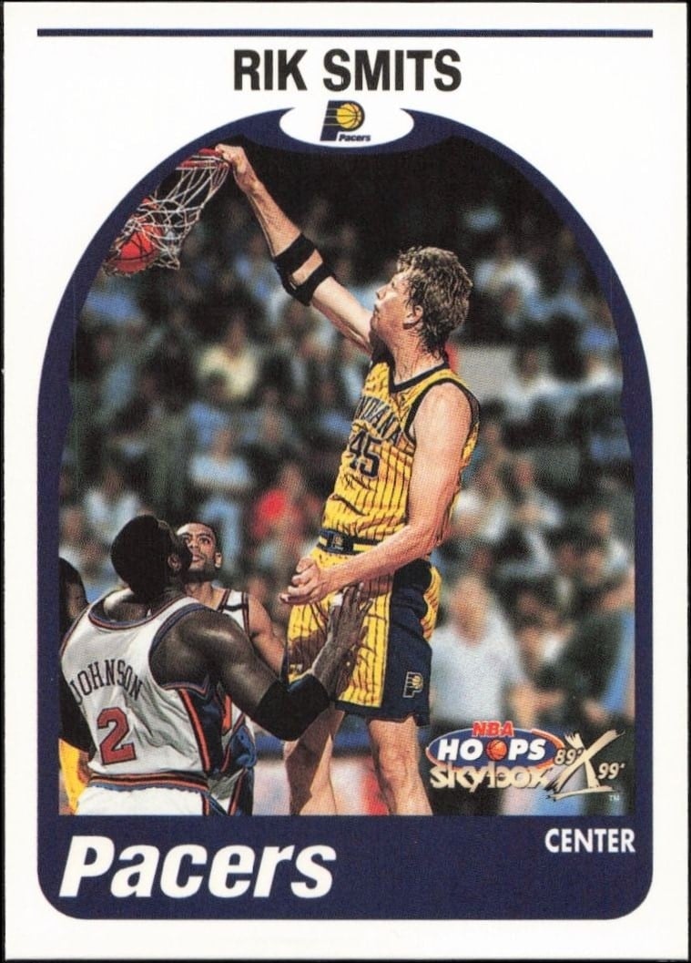 1999-00 Skybox NBA Hoops Decade Rik Smits #131 trading card