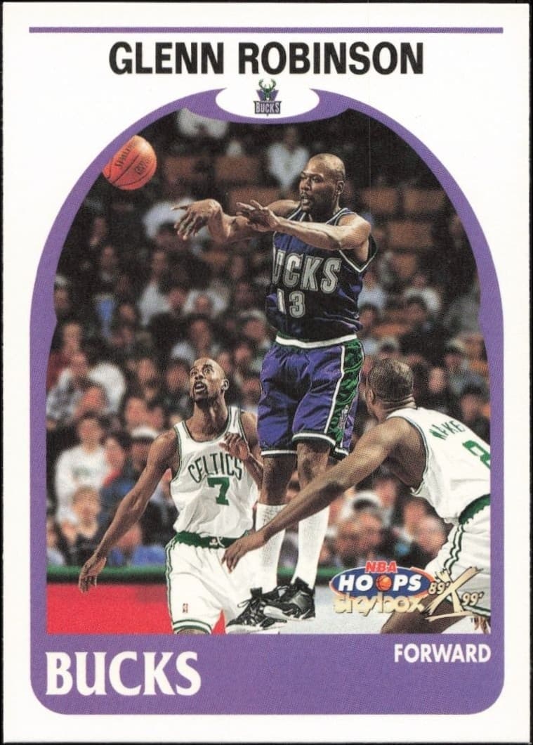 1999-00 Skybox NBA Hoops Decade Glenn Robinson #6 trading card