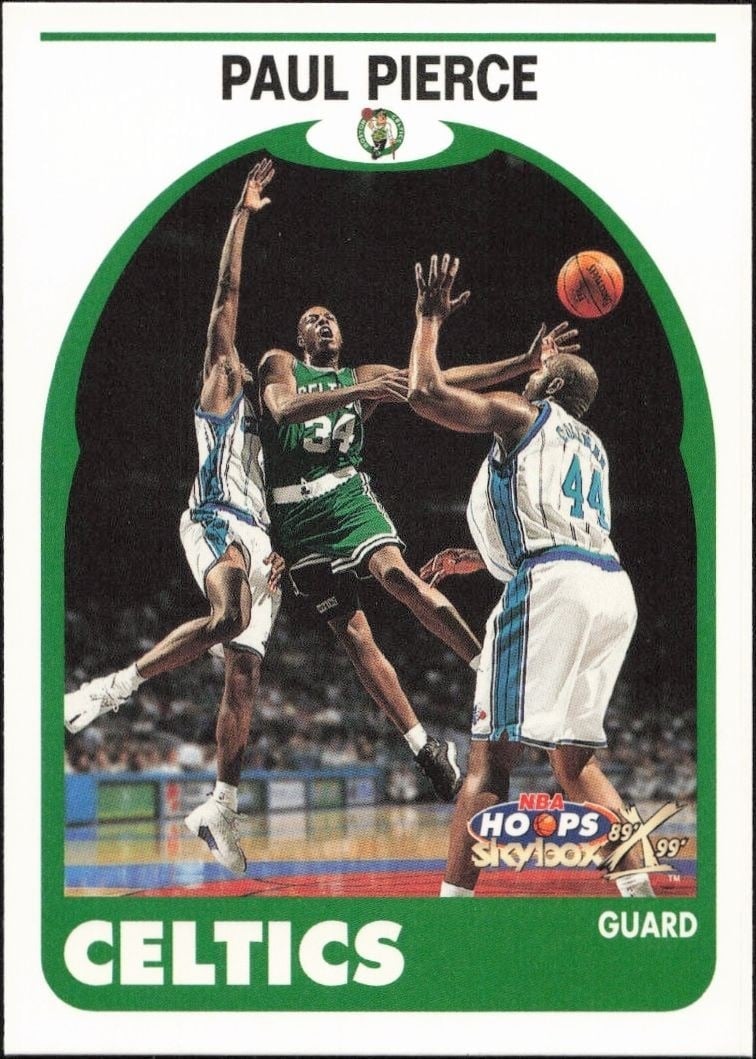 1999-00 Skybox NBA Hoops Decade Paul Pierce #97 trading card
