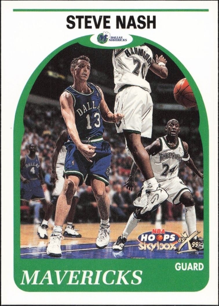1999-00 Skybox NBA Hoops Decade Steve Nash #145 trading card