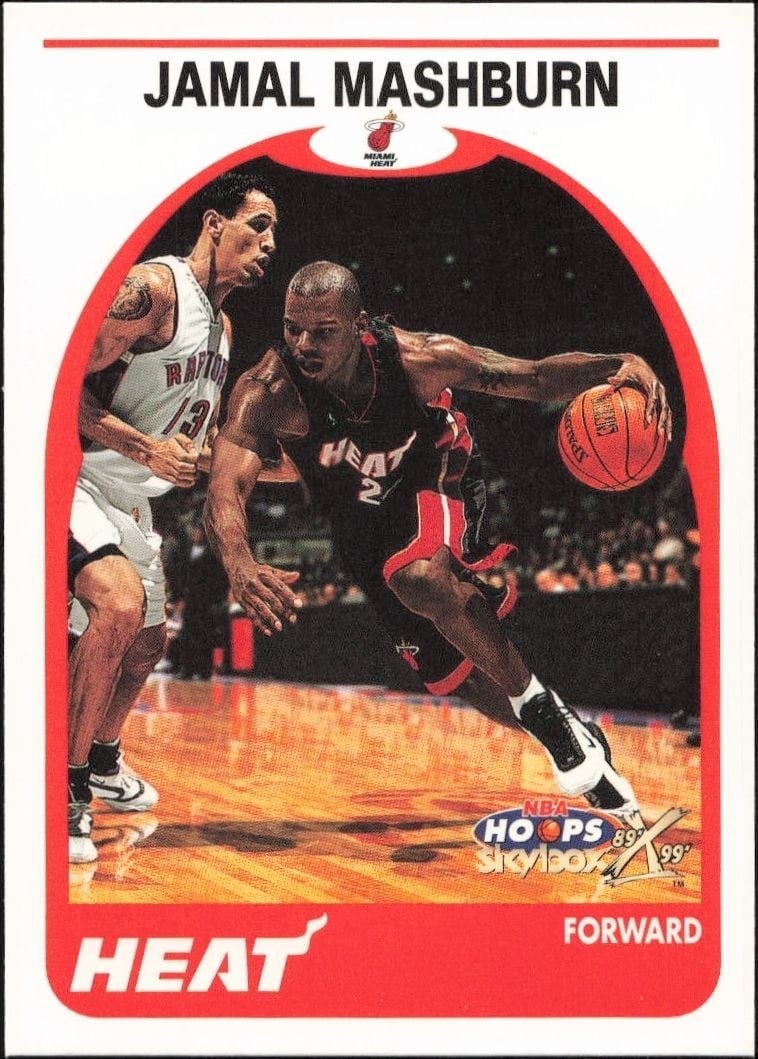 1999-00 Skybox NBA Hoops Decade Jamal Mashburn #81 trading card
