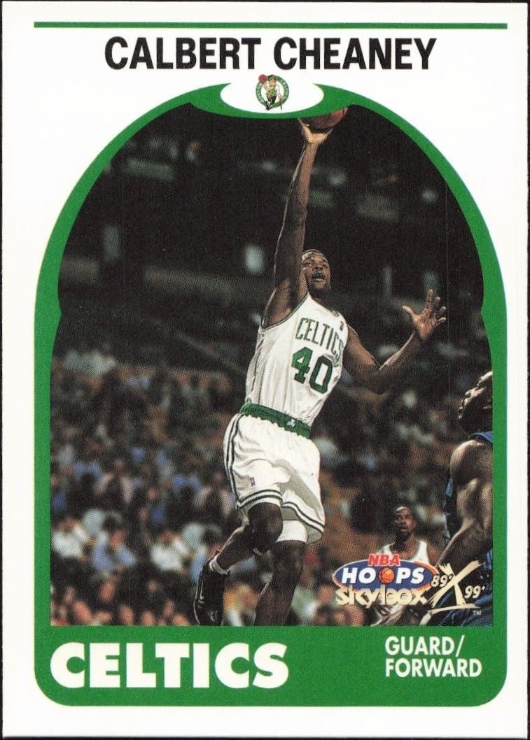 Calbert Cheaney 1999-00 Skybox NBA Hoops Decade #60 Basketball Trading Card - Front 1999-00 Skybox NBA Hoops Decade Calbert Cheaney #60 basketball trading card front
