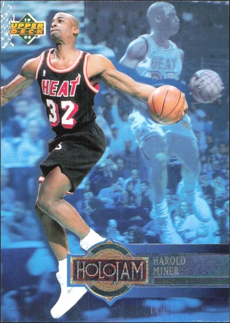 1993-94 Upper-Deck Holojam Harold Miner #H14 trading card