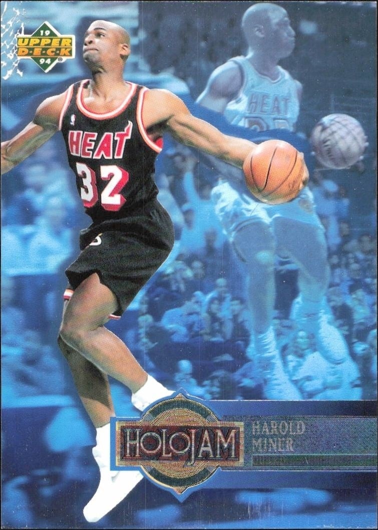 1993-94 Upper-Deck Holojam Harold Miner #H14 trading card