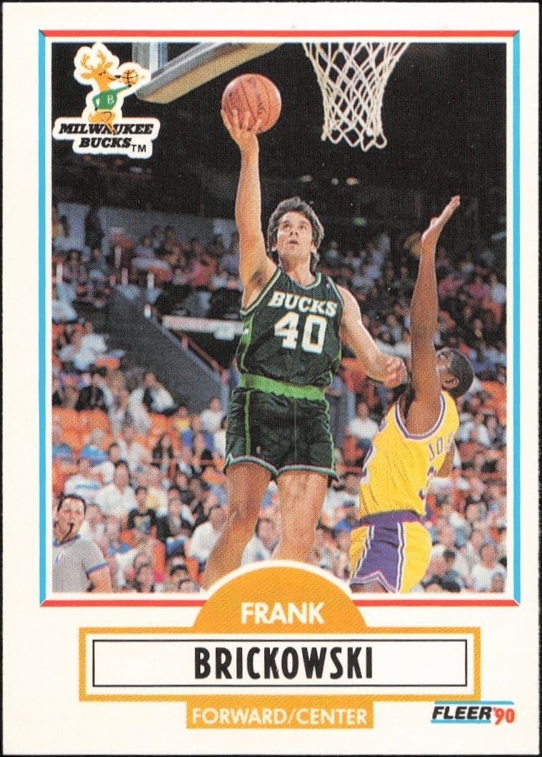 1990-91 Fleer Update Frank Brickowski #U-52 trading card
