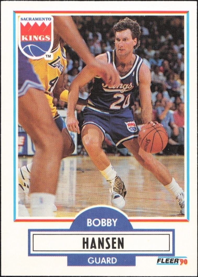 1990-91 Fleer Update Bobby Hansen #U-84 trading card