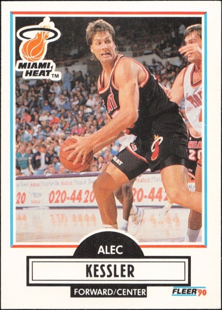 Alec Kessler 1990-91 Fleer Update #U-50 Basketball Trading Card - Front 1990-91 Fleer Update Alec Kessler #U-50 basketball trading card front