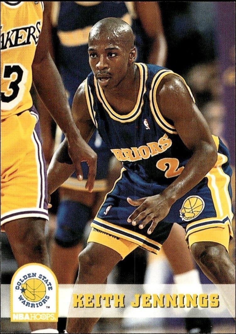 Keith Jennings 1993-94 Skybox NBA Hoops Series 2 #339 Basketball Trading Card - Front 1993-94 Skybox NBA Hoops Series 2 Keith Jennings #339 basketball trading card front