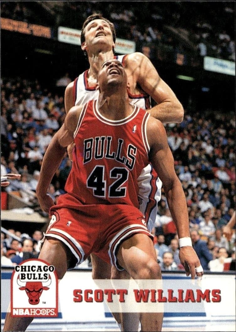 1993-94 Skybox NBA Hoops Series 1 Scott Williams #33 trading card