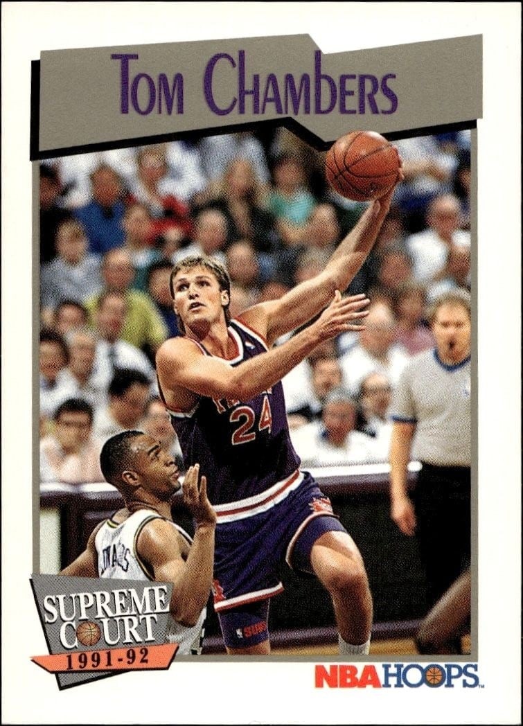 1991-92 Skybox NBA Hoops Series 2 Tom Chambers #489 trading card