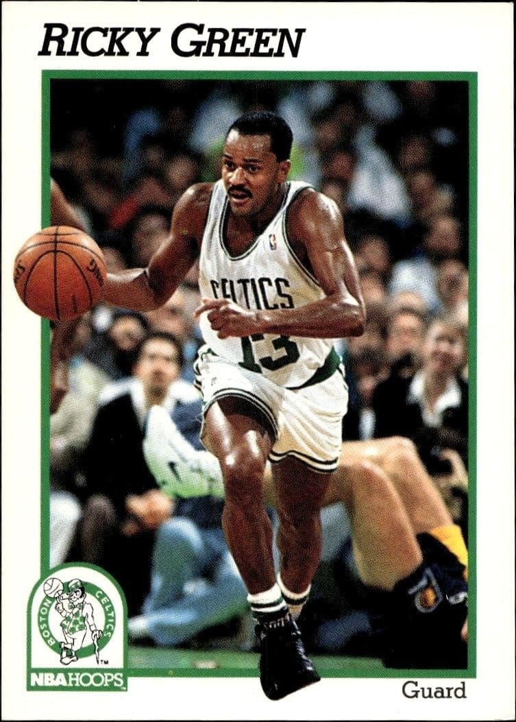 Rickey Green 1991-92 Skybox NBA Hoops Series 2 #339 Basketball Trading Card - Front 1991-92 Skybox NBA Hoops Series 2 Rickey Green #339 basketball trading card front