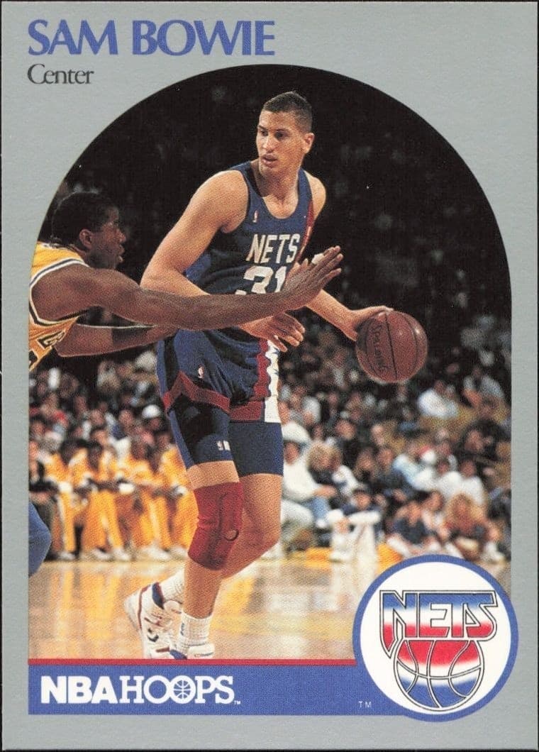 1990-91 Skybox NBA Hoops Series 1 Sam Bowie #194 trading card