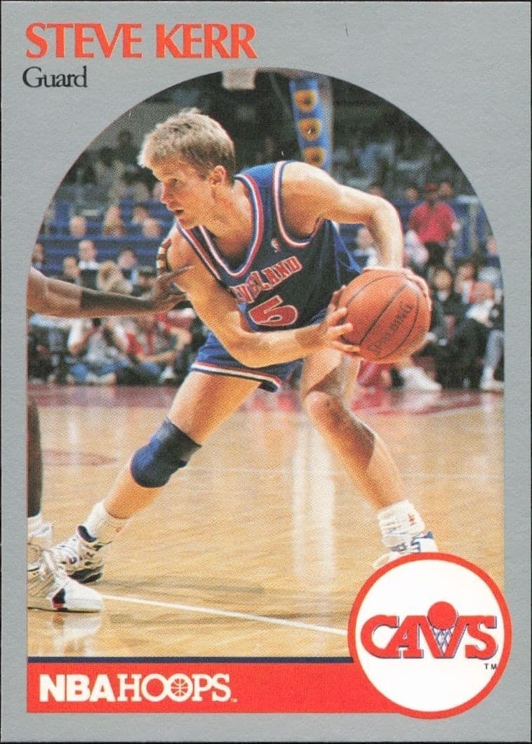 1990-91 Skybox NBA Hoops Series 1 Steve Kerr #75 trading card
