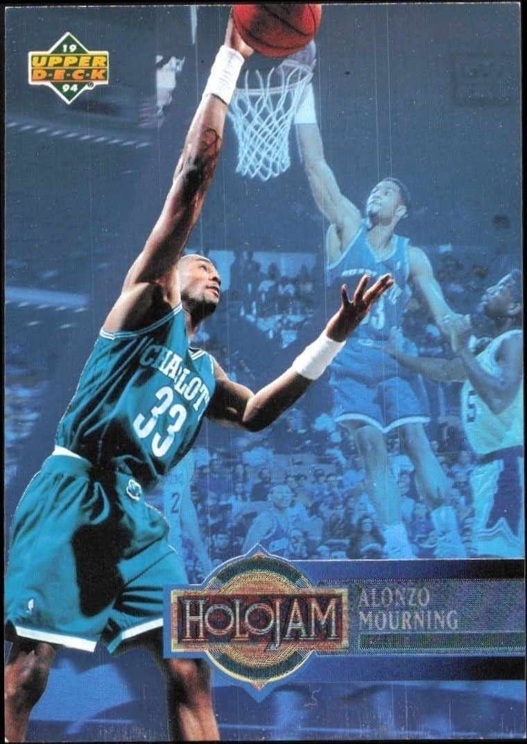 1993-94 Upper-Deck Holojam Alonzo Mourning #H3 trading card