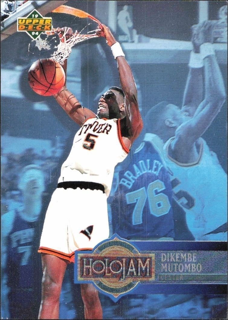 1993-94 Upper-Deck Holojam Dikembe Mutombo #H7 trading card