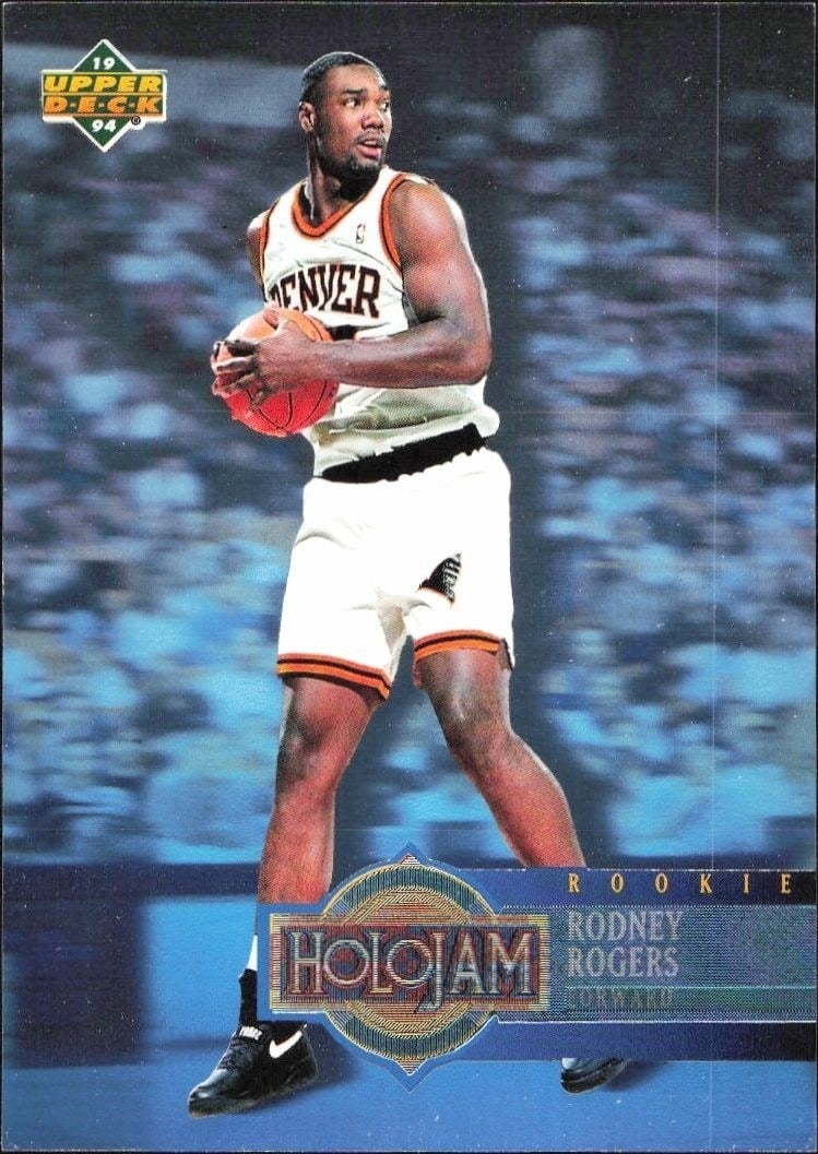 Rodney Rogers 1993-94 Upper Deck Holojam #H33 Basketball Trading Card - Front 1993-94 Upper Deck Holojam Rodney Rogers #H33 basketball trading card front