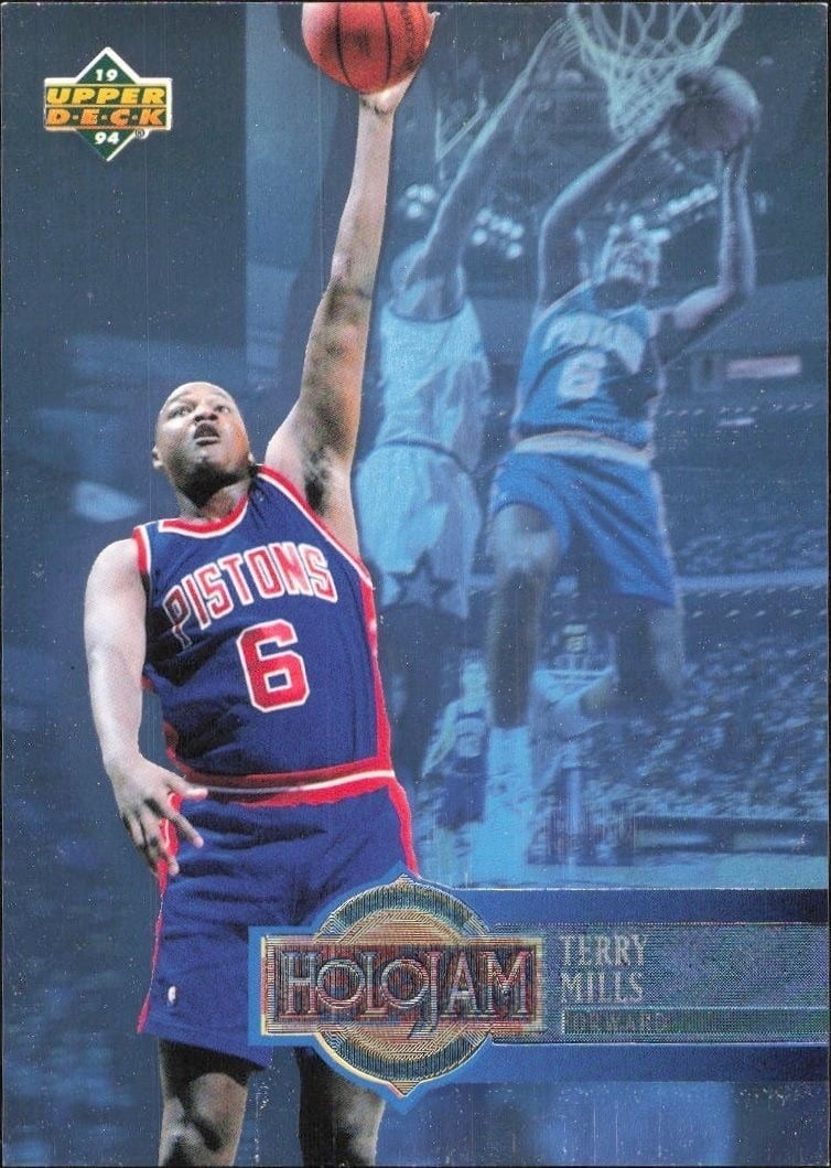 1993-94 Upper-Deck Holojam Terry Mills #H8 trading card