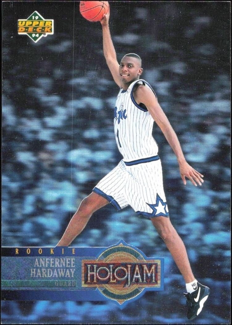 Anfernee Hardaway 1993-94 Upper Deck Holojam #H30 Basketball Trading Card - Front 1993-94 Upper Deck Holojam Anfernee Hardaway #H30 basketball trading card front