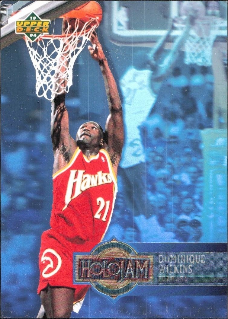 1993-94 Upper-Deck Holojam Dominique Wilkins #H1 trading card