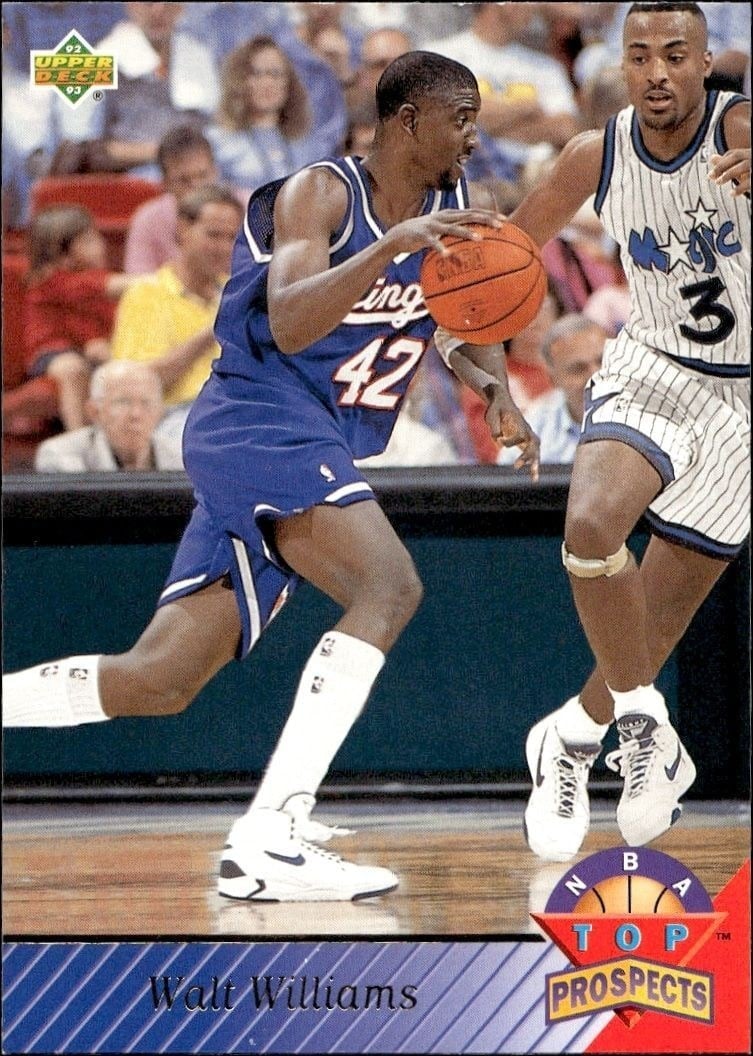 Walt Williams 1992-93 Upper Deck #479 Basketball Trading Card - Front 1992-93 Upper Deck Walt Williams #479 basketball trading card front