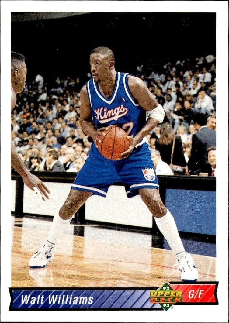 Walt Williams 1992-93 Upper Deck #330 Basketball Trading Card - Front 1992-93 Upper Deck Walt Williams #330 basketball trading card front