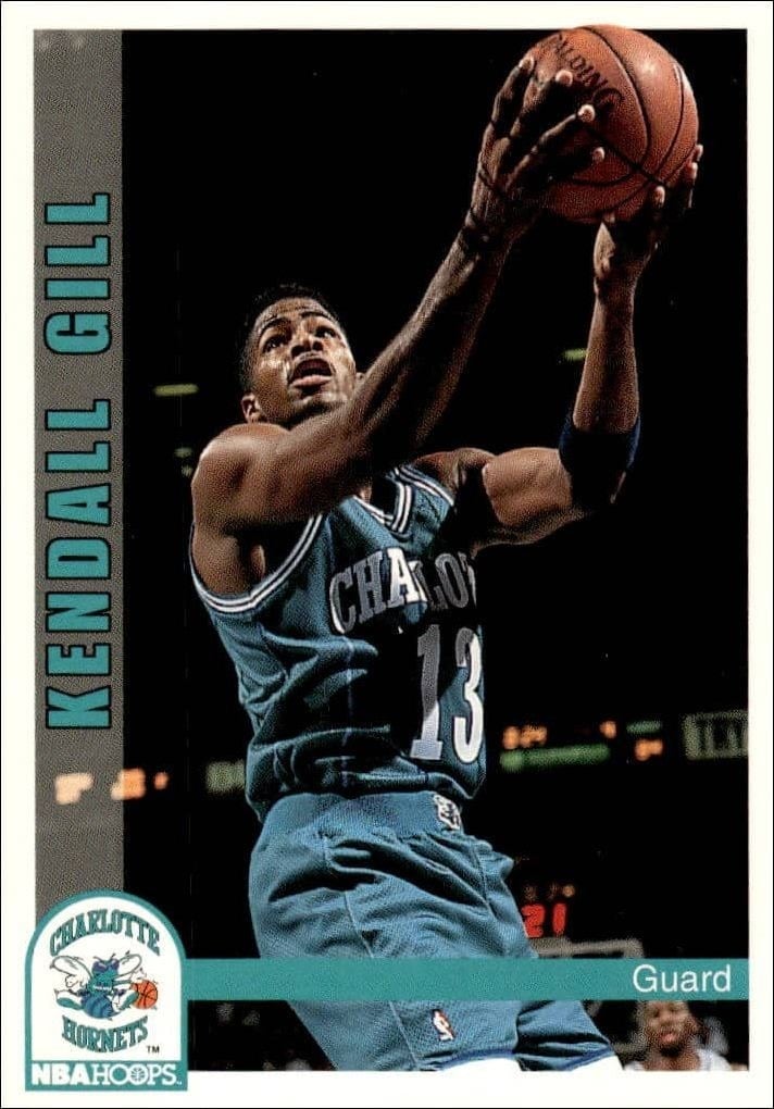 1992-93 Skybox NBA Hoops Series 1 Kendall Gill #22 trading card