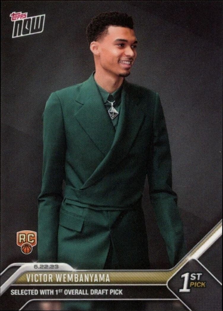 2023-24 Topps Now Victor Wembanyama #D-1 trading card