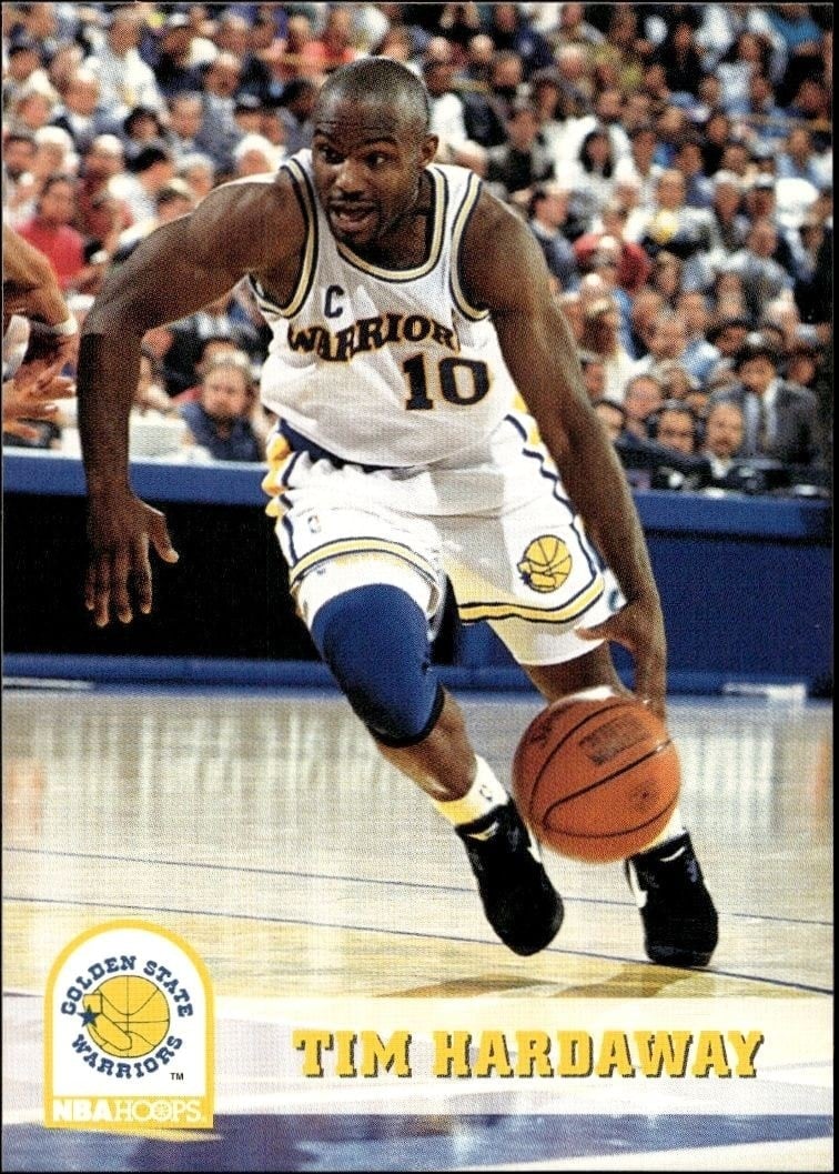 Tim Hardaway 1993-94 Skybox #69 Basketball Trading Card - Front 1993-94 Skybox Tim Hardaway #69 basketball trading card front