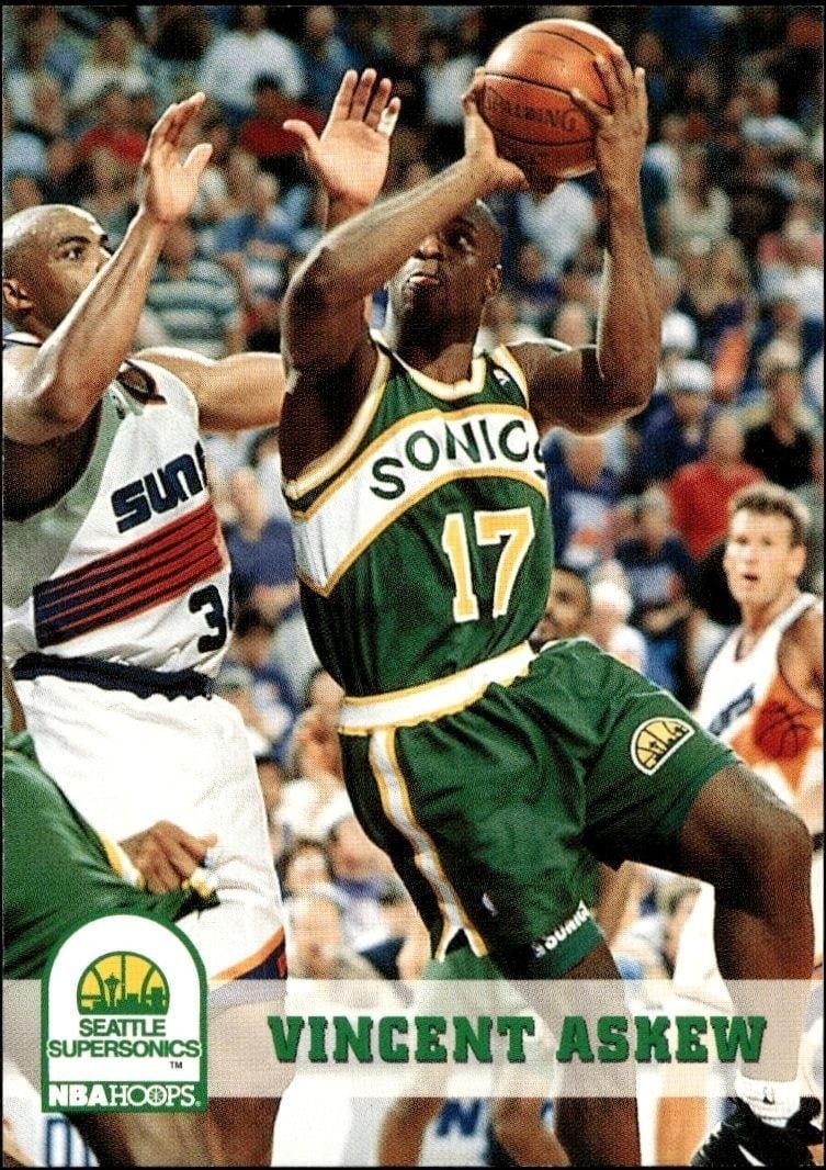 1993-94 Skybox NBA Hoops Series 2 Vincent Askew #407 trading card