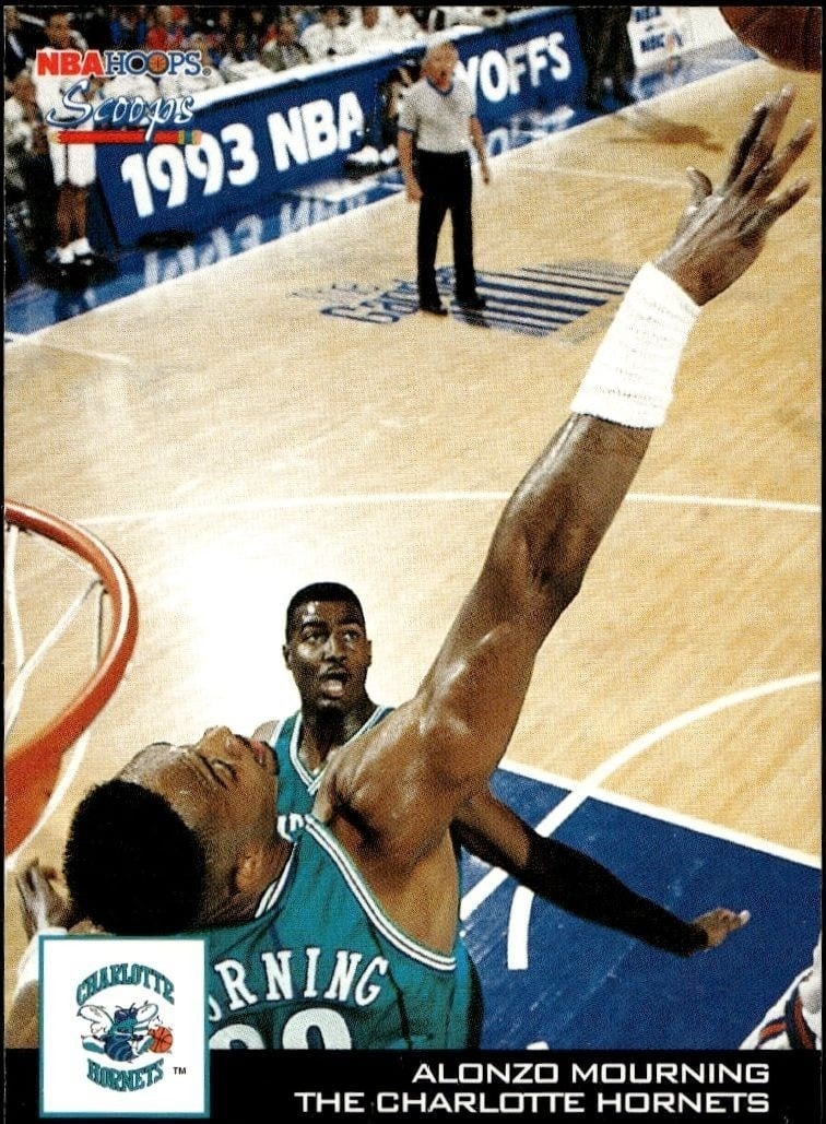 1993-94 Skybox NBA Hoops Series 2 Alonzo Mourning #HS3 trading card