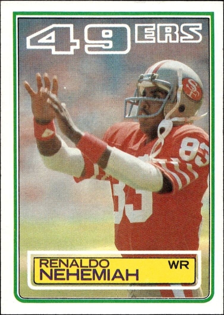 1983 Topps Renaldo Nehemiah #171 trading card