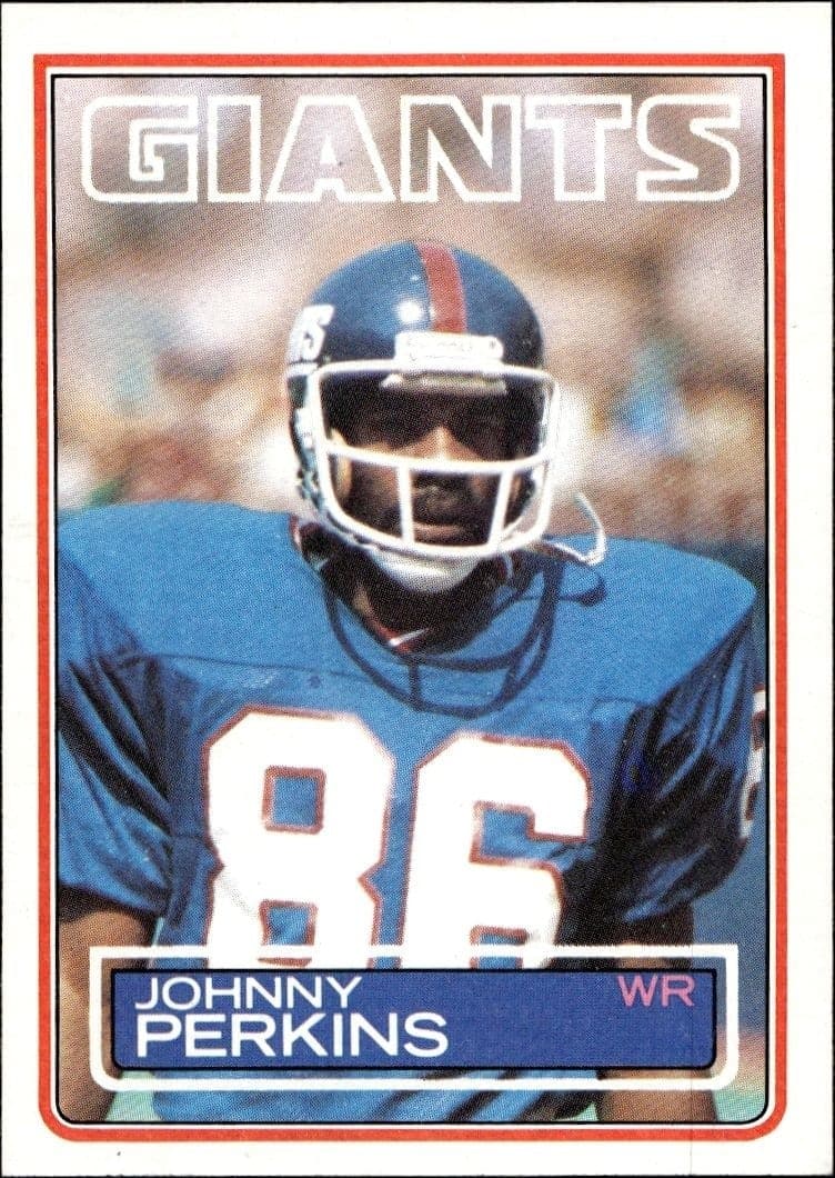 1983 Topps Johnny Perkins #132 trading card