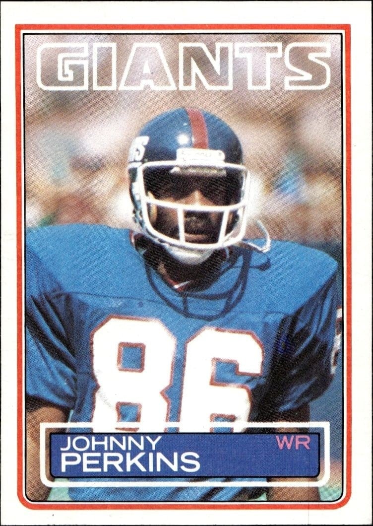 1983 Topps Johnny Perkins #132 trading card