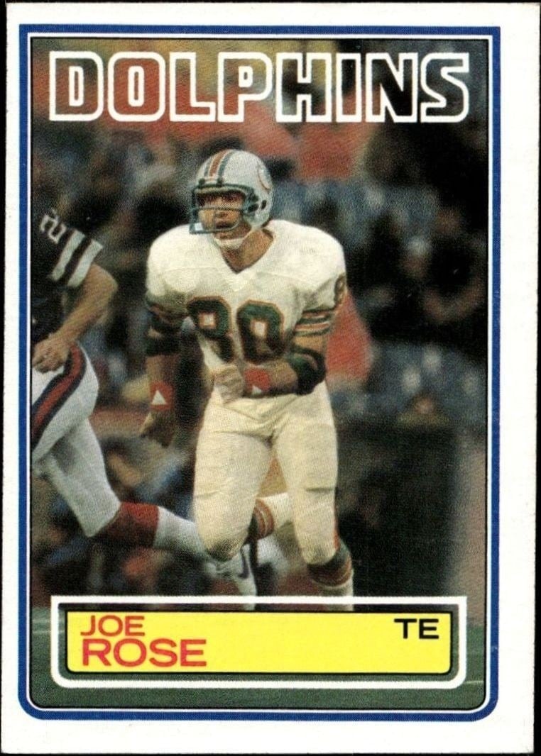 1983 Topps Joe Rose #320 trading card